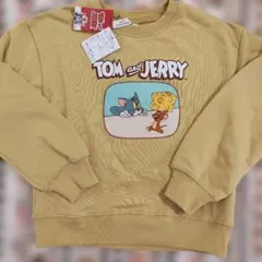 サマンサモスモスラーゴム　トムとジェリー　 コラボ　トレーナー 　130