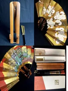 扇子　32cm 中啓　式三番叟の翁　仕舞扇　能楽　舞踊　衣装　着物 扇子 32cm 中啓 式三番叟の翁 仕舞扇 能楽 舞踊 衣装 着物 扇子 32cm