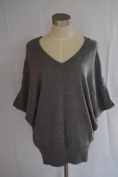 BEAMS HEART★半袖ニット★ブラウン★フリーサイズ★薄手★ゆったり