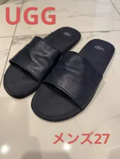 UGG レザーサンダル ネイビーのサムネイル