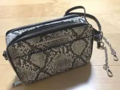 ヘビ柄 ショルダーバッグ