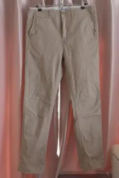 BEAMS 百名品 「ストレッチテーパードチノ」　Mサイズ　ベージュ