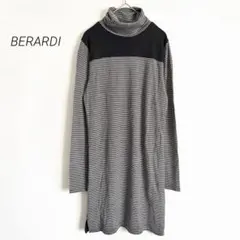 BERARDI ベラルディ ウール100% ハイネックチュニック ボーダー 4