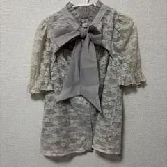evelyn 半袖レースブラウス ピンクのサムネイル