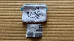 MOOMIN ムーミン もふもふ　ポーシェット　ムーミン　白 ガチャガチャ