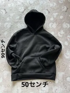 チェリープリント ブラック パーカー