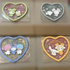 TWICE×サンリオ クリアラバーコースター 4点セット ツウィ ジョンヨン