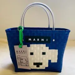 ☆新品未使用 MARUNI マルニかごバッグ ホワイトネコ【大人気商品