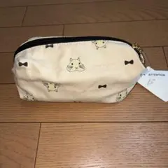 ハムスター柄 ポーチ 化粧ポーチ 小物入れ ペンケース新品 미사용 タグ付き