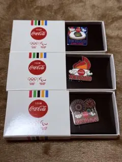 【haru】TOKYO 2020 オリンピック　コーラ　ピンバッジ セット haru様専用】TOKYO 2020 オリンピック コーラ ピンバッジ セット