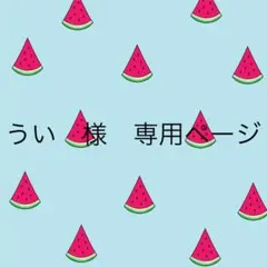 うい様専用ページ