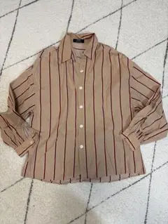 Bershka ストライプ 長袖シャツ