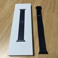 Apple watch 純正 Nikeスポーツループ 42mm ブラック ブルー