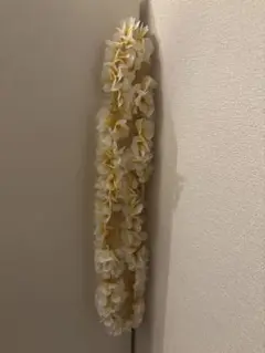 フラダンス　タヒチアン　用レイ ホワイトとイエロー