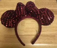 赤いミッキー耳カチューシャ