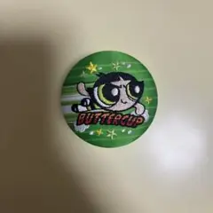 パワーパフガールズ バターカップ 刺繍缶バッジ