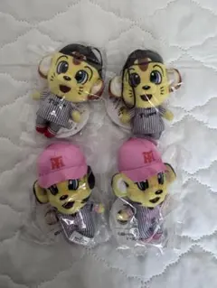 阪神タイガース キャラクターマスコットぬいぐるみ ラッキー、キー太