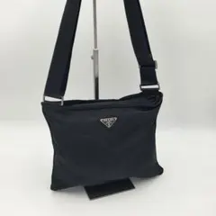 【美品】 PRADA プラダ ナイロン ショルダーバッグ ブラック バッグのサムネイル
