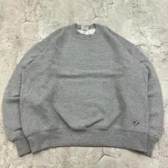 h*s様 90s　USA製　JERZEES　スウェット　L　杢グレー　無地　古着