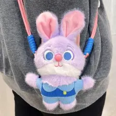 ズートピアスマホケースストラップ、斜め掛けかわいいぬいぐるみストラップチャーム