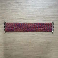 Apple Watch用 編み込みバンド 赤・青・緑　40mm