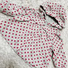 ハート柄 くま耳パーカー