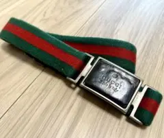 【正規】GUCCI グッチ シェリーライン スクエアバックル ヴィンテージベルト