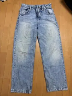 ZARA バギーデニム　ライトブルーのサムネイル