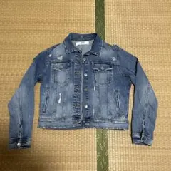 ZARA ザラ　デニムジャケット ダメージ加工