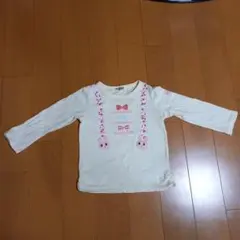 HOTbiscuit　ミキハウス　うさぎアップリケ Tシャツのサムネイル