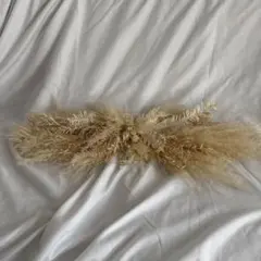 ベージュ系ドライフラワースワッグ 約70cm