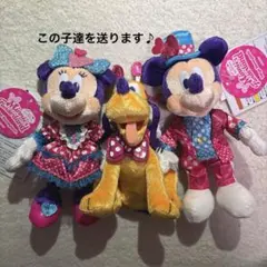 ディズニーパルパルーザ　ミニーのファンダーランド　ぬいぐるみバッジ3点セット