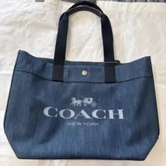 COACH デニム トートバッグのサムネイル