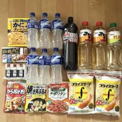 まとめ売り 食品 調味料 パン粉 みりん 料理酒 唐揚げ粉 アクエリアス ペプシのサムネイル