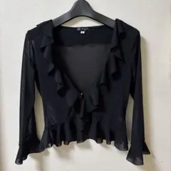 ボレロ　カーディガン　黒のサムネイル
