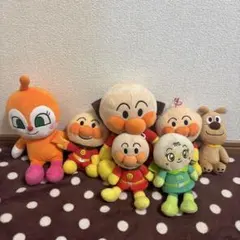 あんぱんまん　ぬいぐるみセット8点