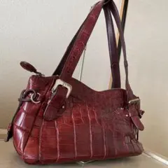 即購入OK! 美品 JRA クロコダイル×レザー 2way ショルダーバッグ 新品未使用】JRA認定 クロコダイル レザー 2wayバッグ 【公式通販】