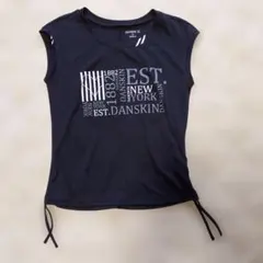 DANSKIN 半袖Tシャツ Mサイズ ネイビー スポーツウェアのサムネイル