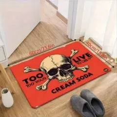 クリームソーダ　CREAMSODA 赤マット