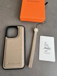 HANATORA iPhone 15Pro ケース ストラップ付き