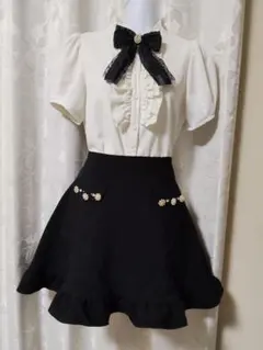 evelyn　ブラウス　スカート　2点セット　量産型　地雷系