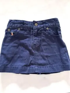 ラルフローレン　ネイビースカート　100