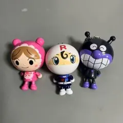 それいけ！アンパンマンおっきなぷらりんマスコット3体セット ガチャガチャ