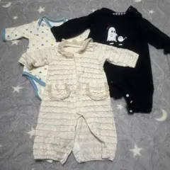ベビー服 ロンパースセット 3点 サイズ70-80