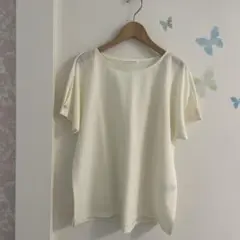 8【F】テチチ　テラス　半袖　パール　ボタン　トップスのサムネイル