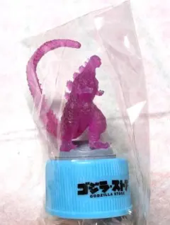 ゴジラ　ゴジラストア　65周年　ボトルキャップ　マスコット　非売品　クリアカラー