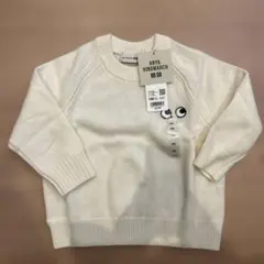 UNIQLO アニヤハンドマーチ プレミアムラムクルーネックセーター