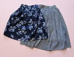 夏向きフレアスカート 2点セットのサムネイル
