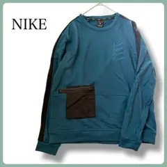 ナイキ NIKE スウェット DRI-FIT トレーナー ブルー系 S メンズ