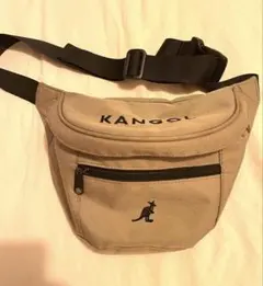 KANGOL ボディバッグ ベージュ